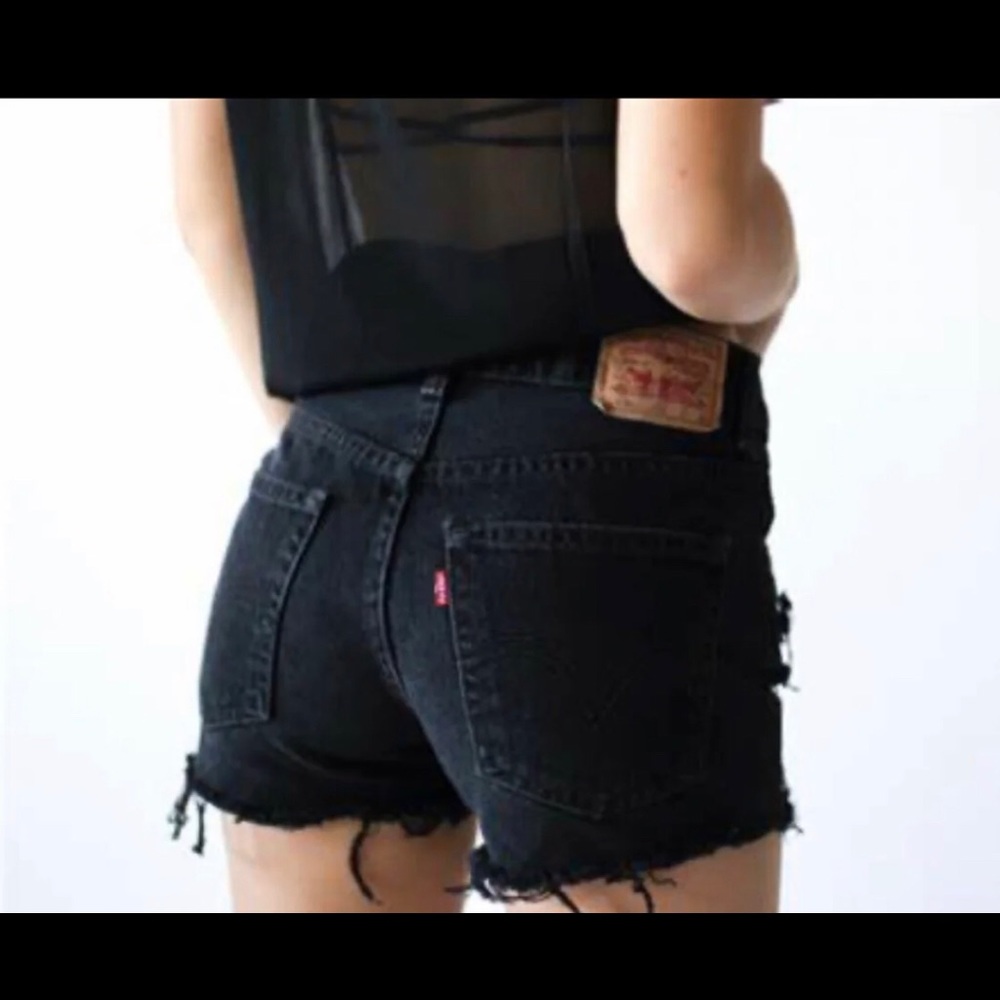 NOT FOR SALE NWOT Levi’s Black Denim Shorts